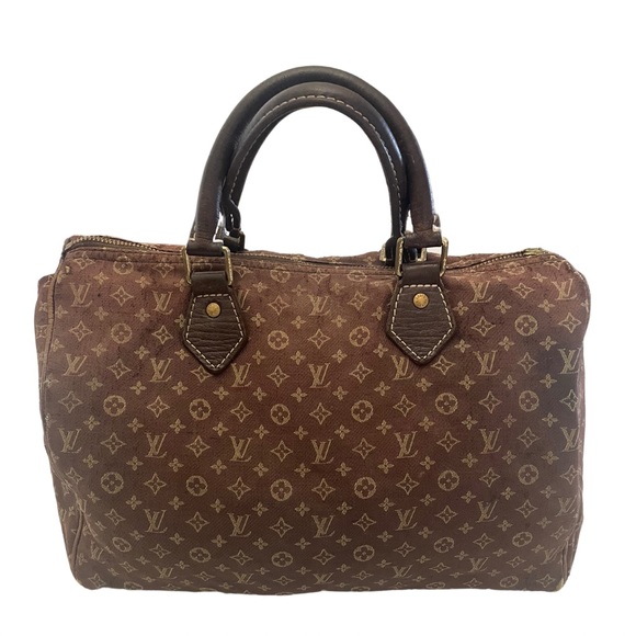 Louis Vuitton Handbags - Authentic Louis Vuitton Denim Mini Lin Monogram Speedy 30